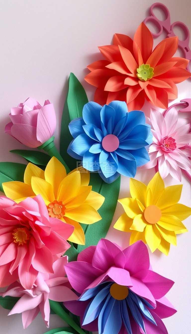 彩紙生花 手工紙花與紙制品的創(chuàng)意工坊